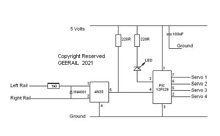 dcc accessory decoder circuit diagram